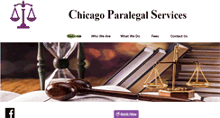 Desktop Screenshot of chicagoparalegalservices.com